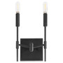 Hamilton 2 Light Wall Mount - Black