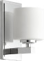 1 Light Cylinder Wall Mount - Chrome