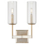 Merrick 2 Light Wall Mount - Silver