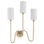 Charlotte 3 Light Wall Mount - Brass
