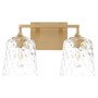 Eldorado 2 Light Vanity - Brass