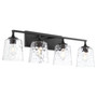 Eldorado 4 Light Vanity - Black