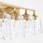 Eldorado 4 Light Vanity - Brass
