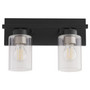Carter 2 Light Vanity - Black
