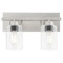 Carter 2 Light Vanity - Nickel