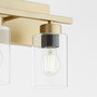 Carter 3 Light Vanity - Brass