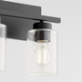 Carter 4 Light Vanity - Black