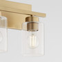 Carter 4 Light Vanity - Brass