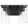 Steinway 2 Light Vanity - Black