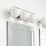 Belmont 3 Light Vanity - Nickel