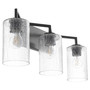 Merrick 3 Light Vanity - Black