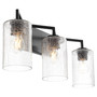 Merrick 3 Light Vanity - Black