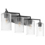 Merrick 4 Light Vanity - Black