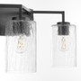 Merrick 4 Light Vanity - Black