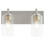 Fallstaff 2 Light Vanity - Nickel