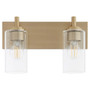 Fallstaff 2 Light Vanity - Brass