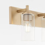Fallstaff 3 Light Vanity - Brass