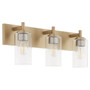 Fallstaff 3 Light Vanity - Brass