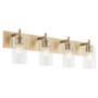 Fallstaff 4 Light Vanity - Brass