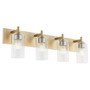 Fallstaff 4 Light Vanity - Brass