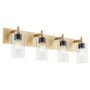 Fallstaff 4 Light Vanity - Brass