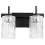 2 Light Vanity - Black