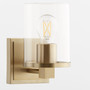 Bolton 1 Light Wall Mount - Brass