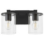 Bolton 2 Light Vanity - Black