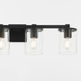 Bolton 4 Light Vanity - Black