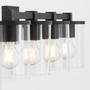 Bolton 4 Light Vanity - Black