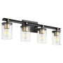 Empire 4 Light Vanity - Black