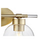 Volan 2 Light Vanity - Brass