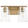 Tribute 2 Light Vanity - Brass