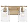Tribute 2 Light Vanity - Brass