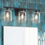 Tribute 3 Light Vanity - Black