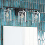 Tribute 3 Light Vanity - Black
