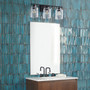 Tribute 3 Light Vanity - Black