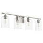 Tribute 4 Light Vanity - Nickel