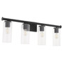 Juniper 4 Light Vanity - Black