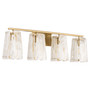 Prestige 4 Light Vanity - Brass