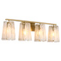 Prestige 4 Light Vanity - Brass