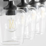 Veno 4 Light Vanity - Black