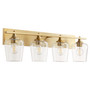 Veno 4 Light Vanity - Brass