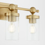 Lee Blvd 4 Light Vanity - Brass