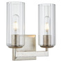 Merrick 2 Light Vanity - Silver