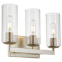 Merrick 3 Light Vanity - Silver
