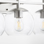 Lyon 3 Light Vanity - Nickel