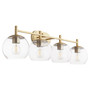 Lyon 4 Light Vanity - Brass