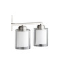 4 Light Clear Opal Vanity - Nickel