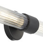 Fuze 2 Light Wet Sconce - Black